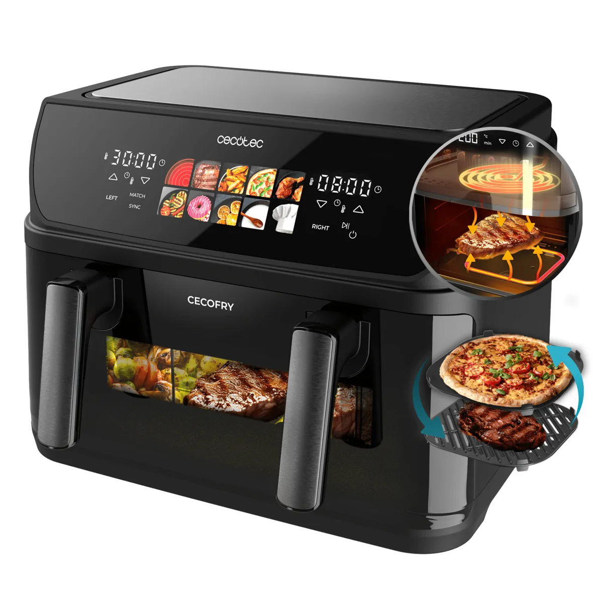Cecotec Cecofry&Grill Duoheat 10000
