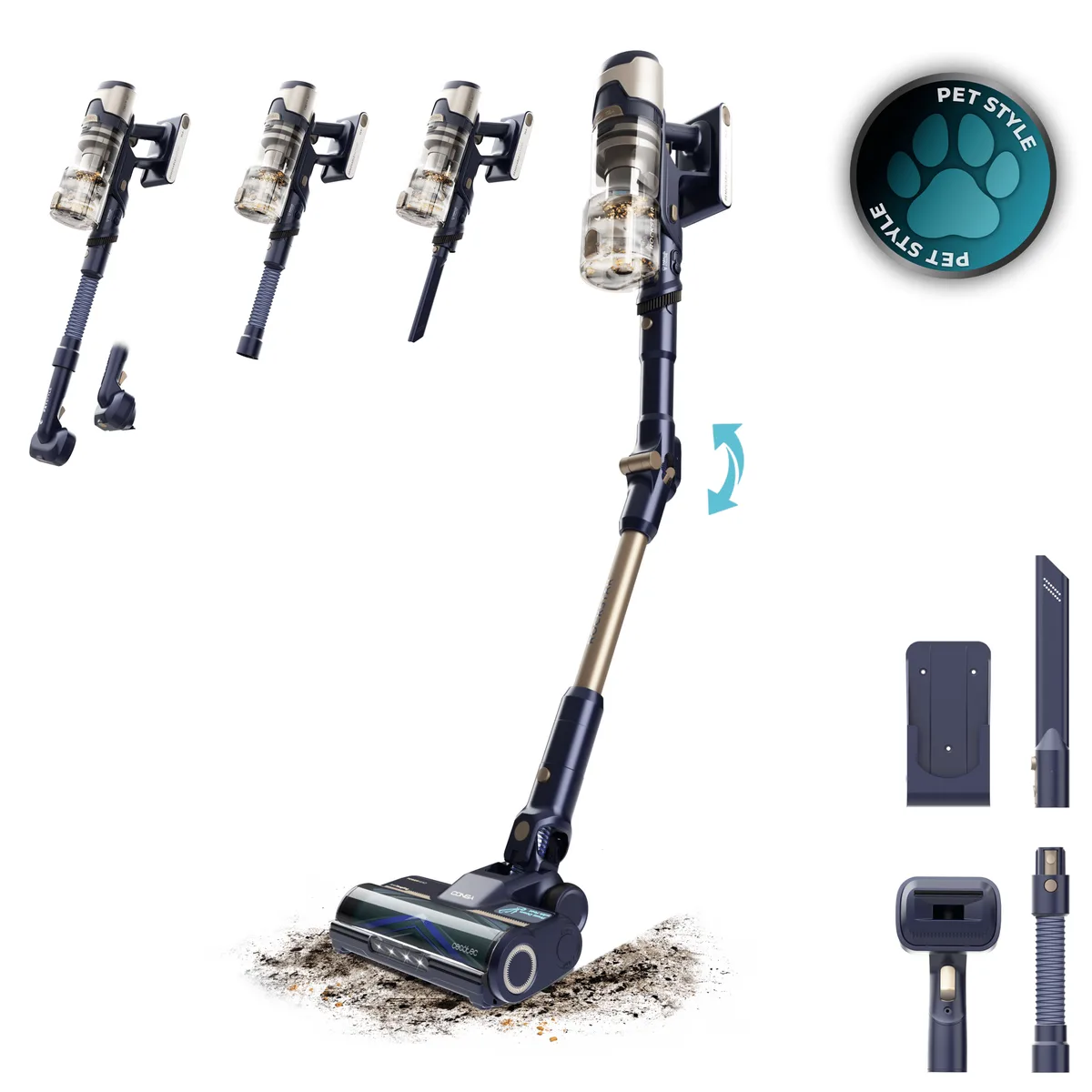 Cecotec Conga Rockstar RS80 Pet Flex Detect