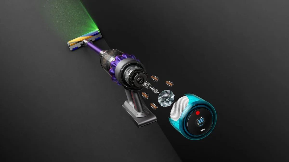 Dyson Gen5detect Absolute Cordless Vacuum (Purple/Grey) — Image 4