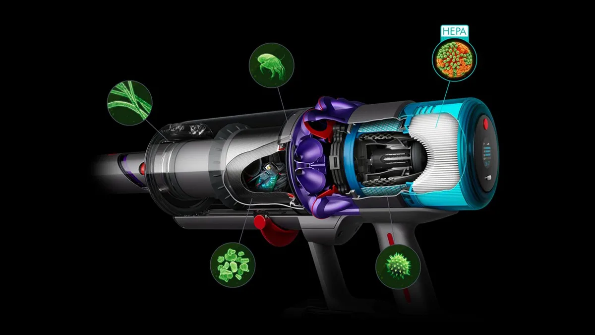 Dyson Gen5detect Absolute Cordless Vacuum (Purple/Grey) — Image 6