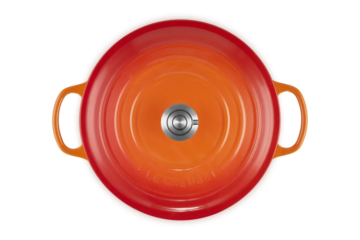 Le Creuset Enamelled Cast Iron Shallow Round Casserole — Image 4