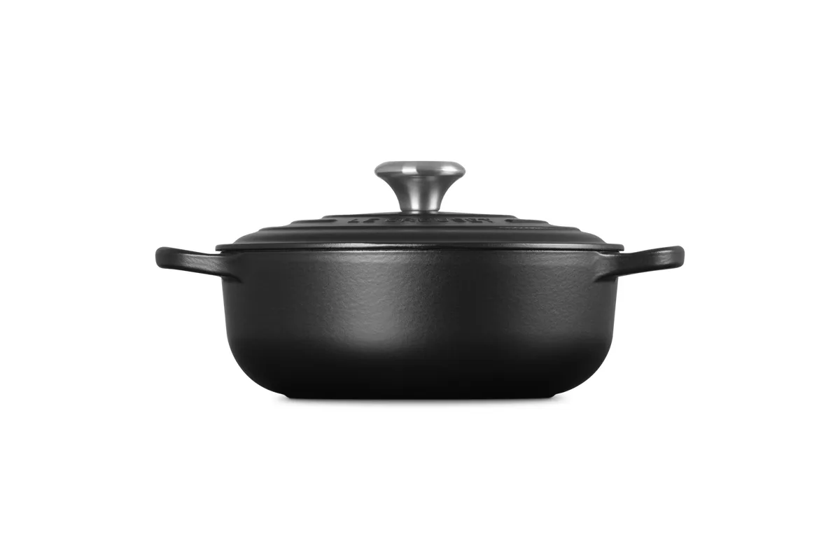 Le Creuset Enamelled Cast Iron Braiser with Black Interior — Image 3