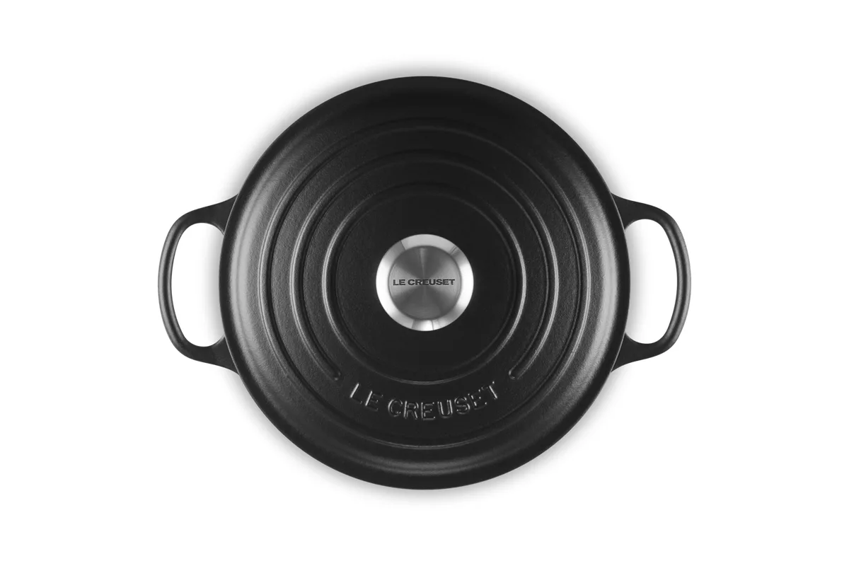 Le Creuset Enamelled Cast Iron Braiser with Black Interior — Image 4