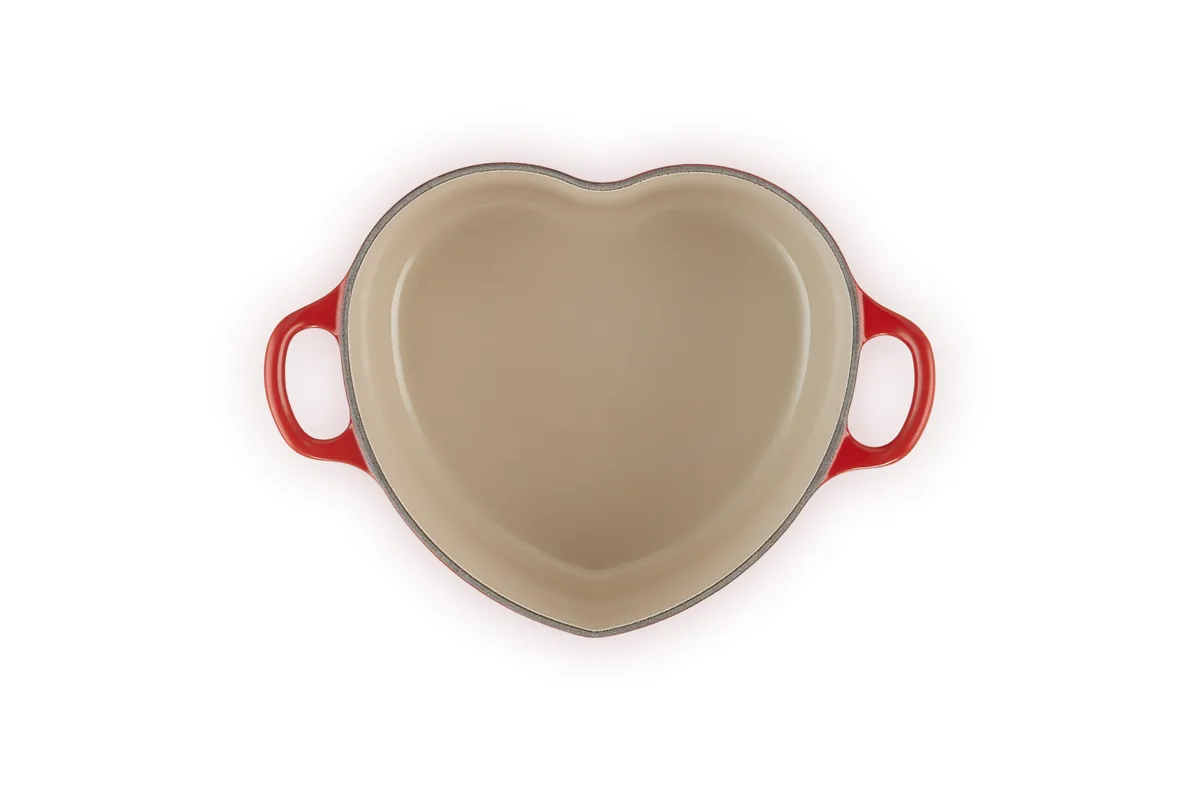 Le Creuset Heart Casserole in Enamelled Cast Iron with Heart Knob — Image 5