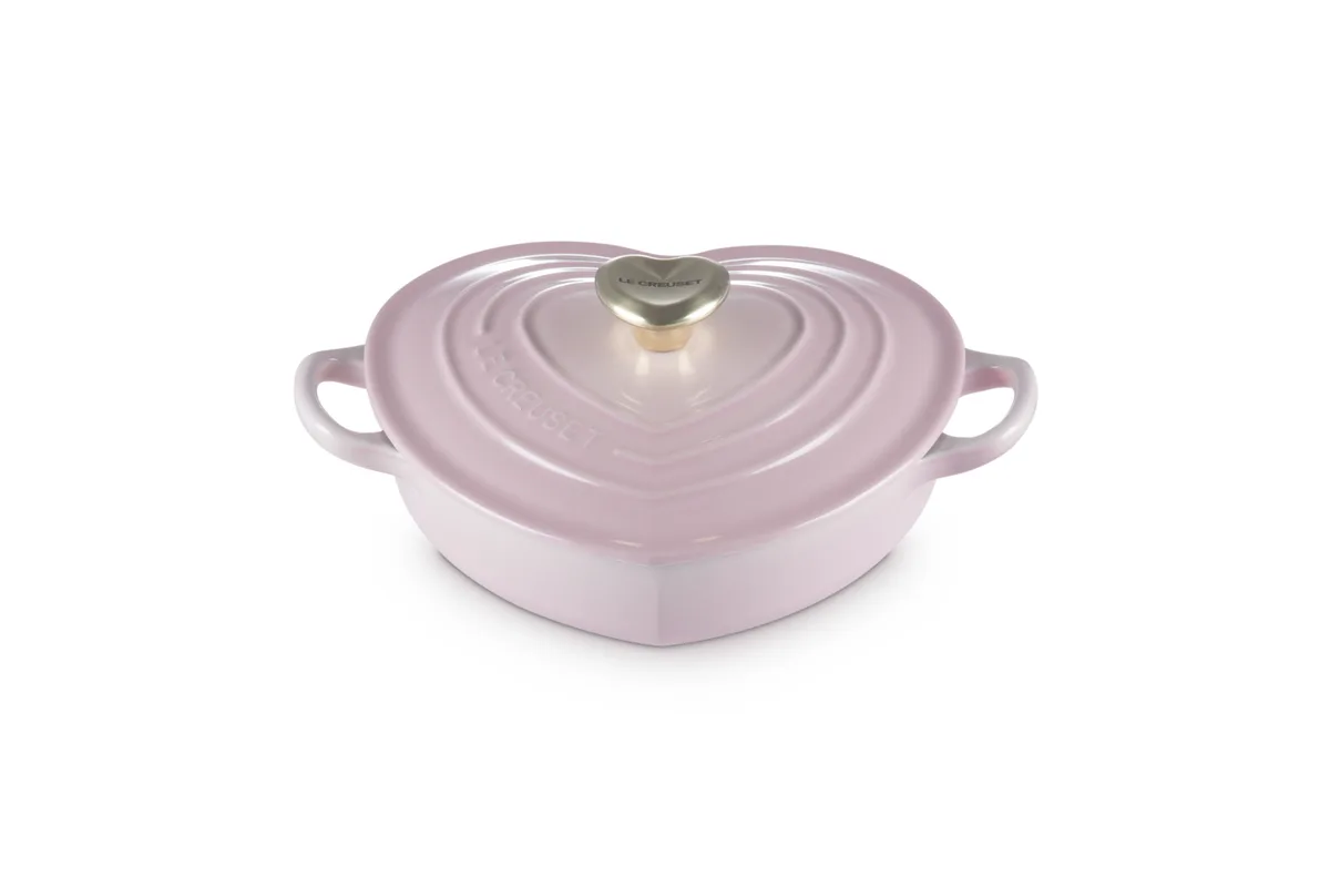 Le Creuset Heart Shallow Casserole in Enamelled Cast Iron