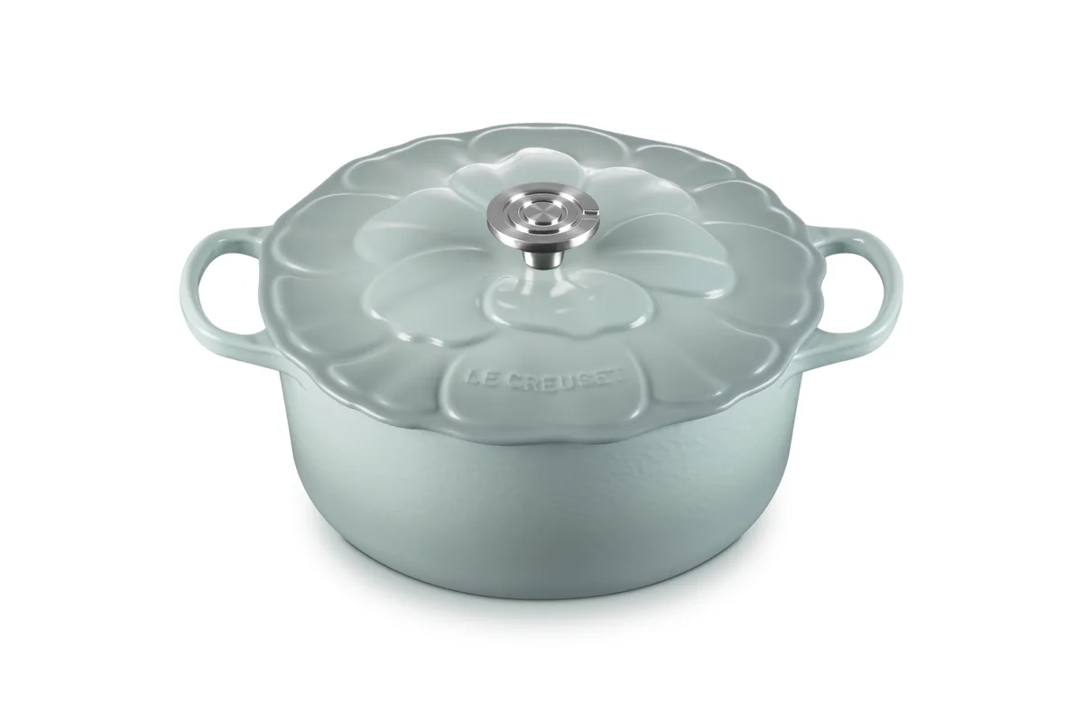 Le Creuset Petal Round Casserole in Enamelled Cast Iron