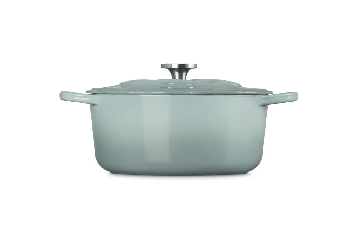 Le Creuset Petal Round Casserole in Enamelled Cast Iron — Image 3