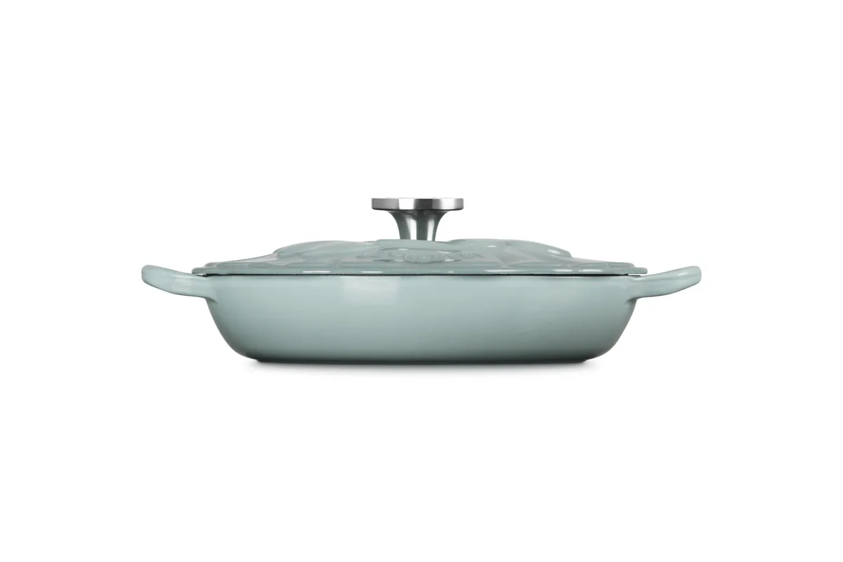 Le Creuset Petal Shallow Casserole in Enamelled Cast Iron — Image 3