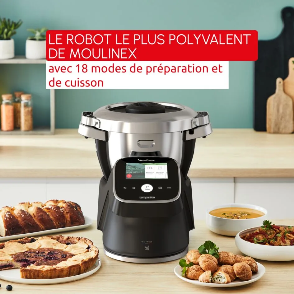 Moulinex i-Companion Touch Pro with Air Fryer Attachment — Image 3