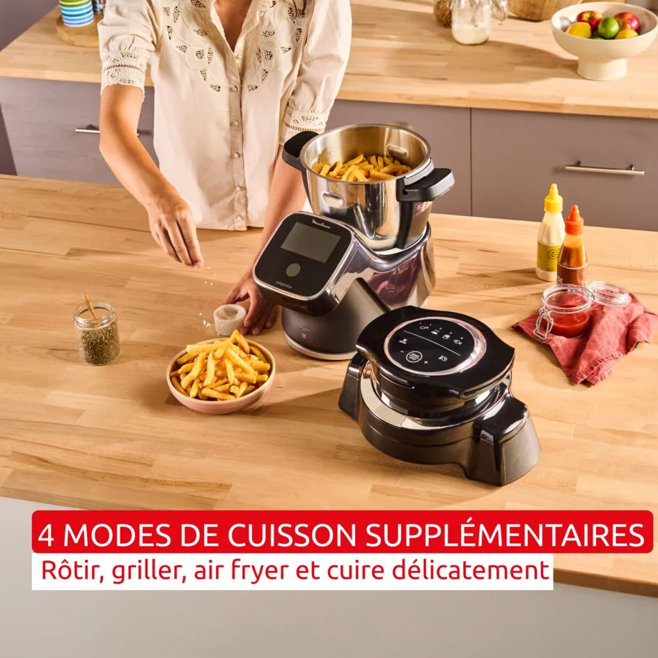 Moulinex i-Companion Touch Pro with Air Fryer Attachment — Image 6