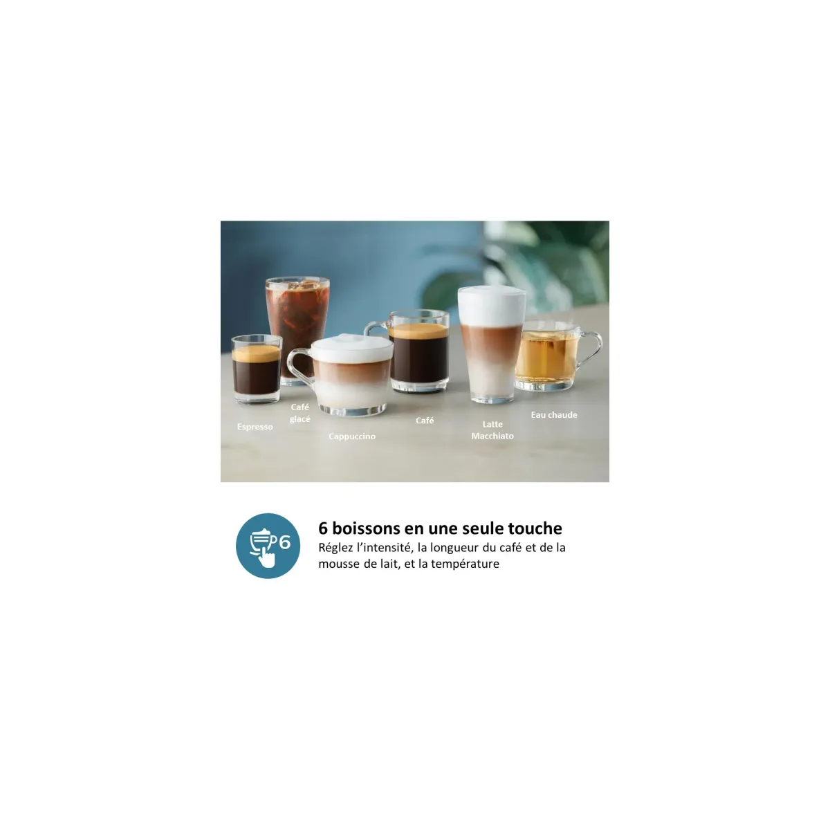 Philips Series 3300 SilentBrew bean-to-cup coffee machine, 6 drinks, Black LatteGo — Image 4