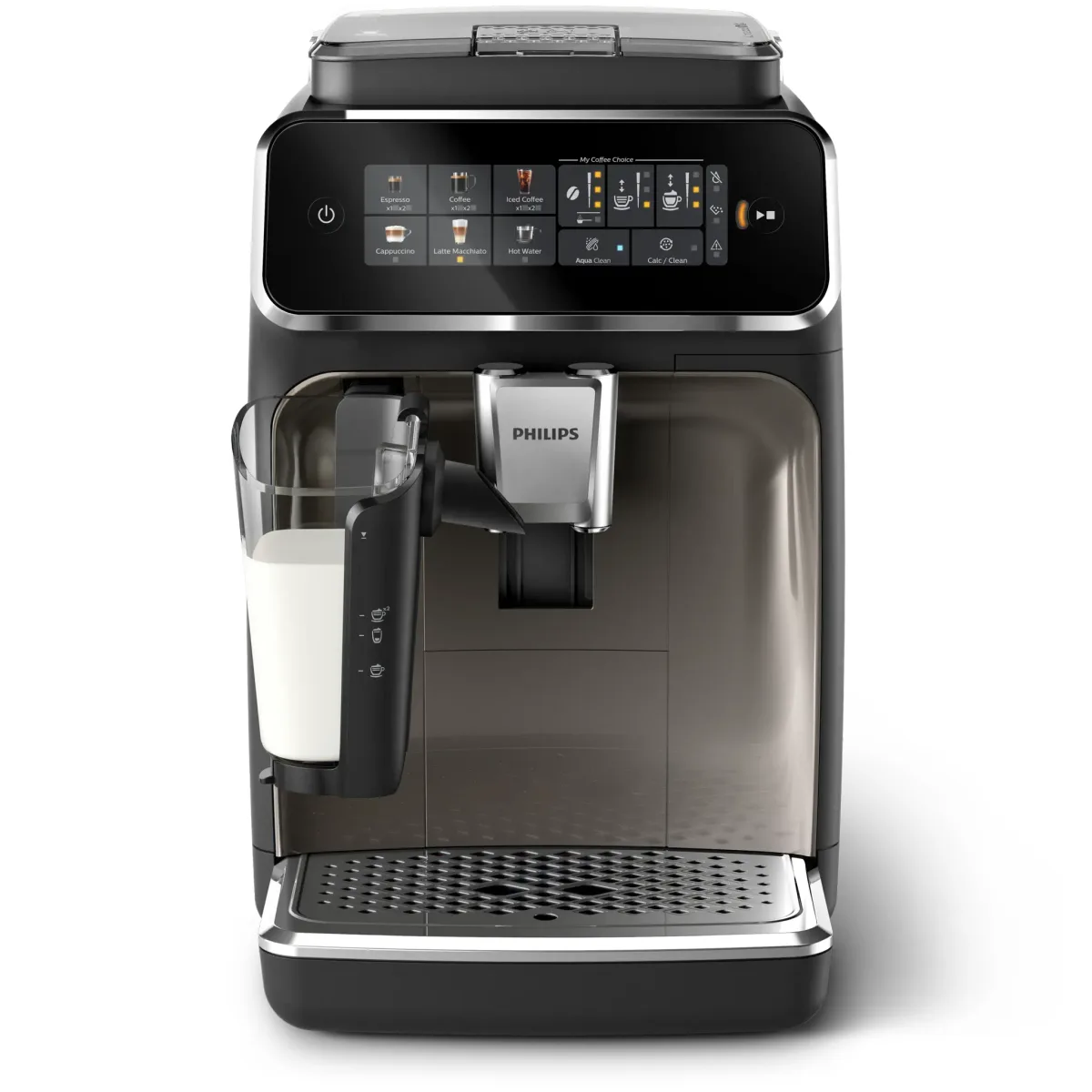 Philips Series 3300 SilentBrew bean-to-cup coffee machine, 6 drinks, Black LatteGo — Image 3