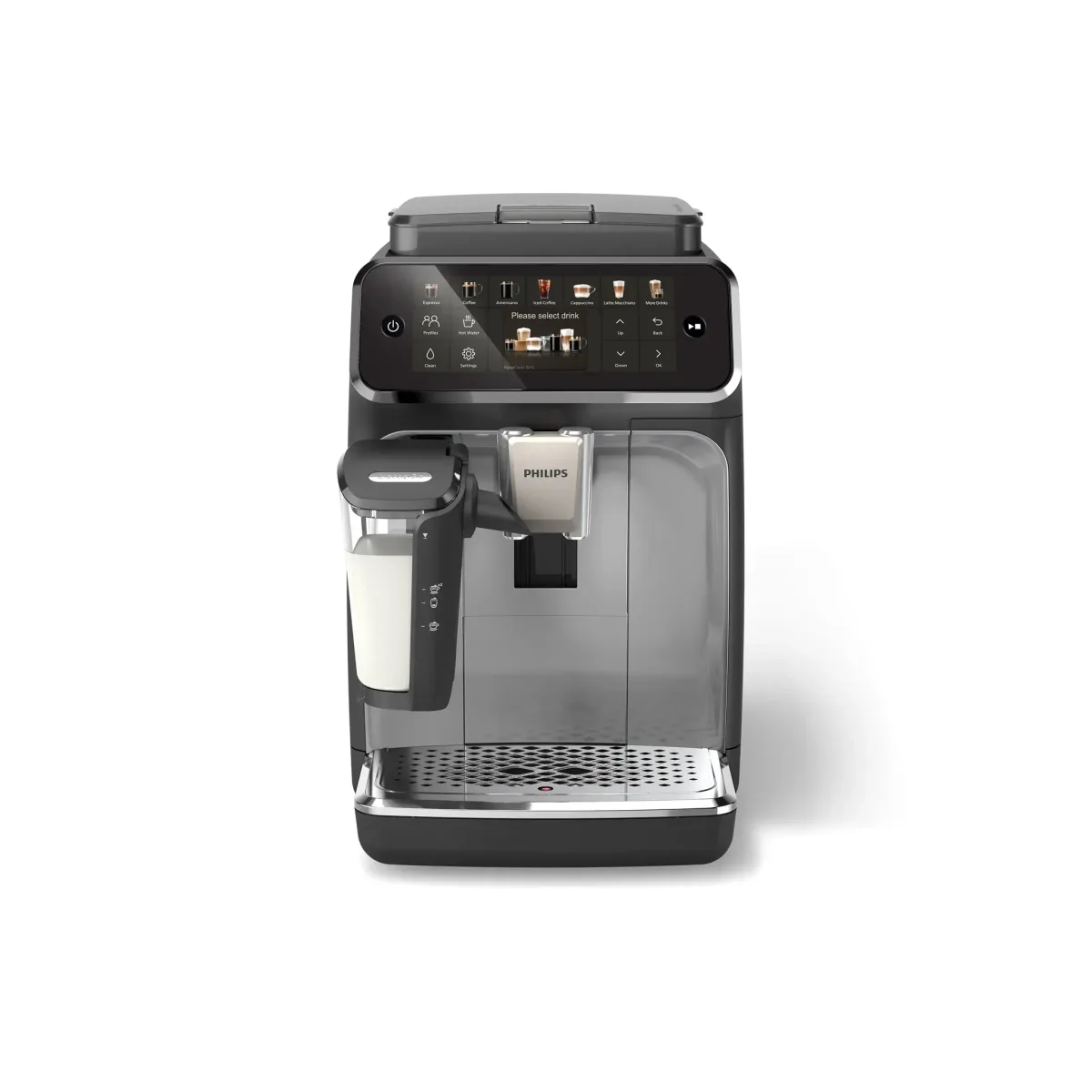 Philips Series 4400 bean-to-cup coffee machine, 12 drinks, Black LatteGo — Image 4