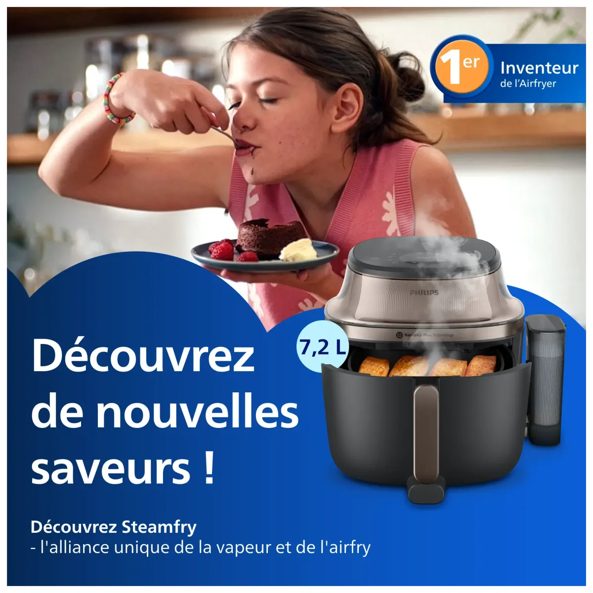 Philips 5000 Series Steam Airfryer, 7.2 L — Image 3