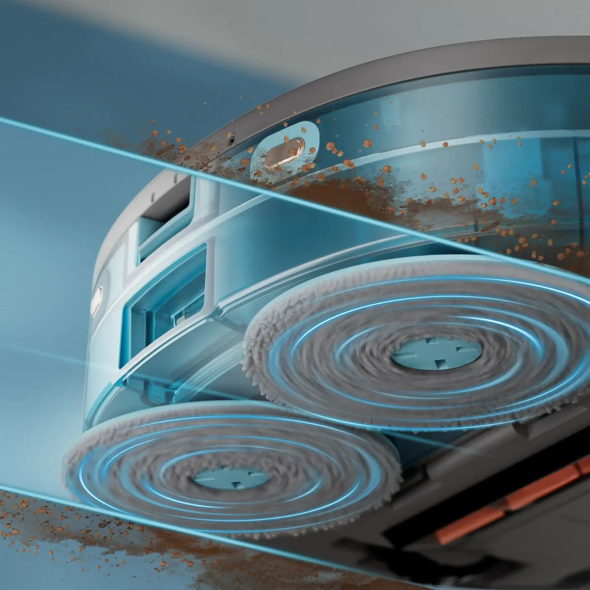 Philips 5000 Series 2-in-1 Robot Vacuum and Mop with Station, White — Image 4