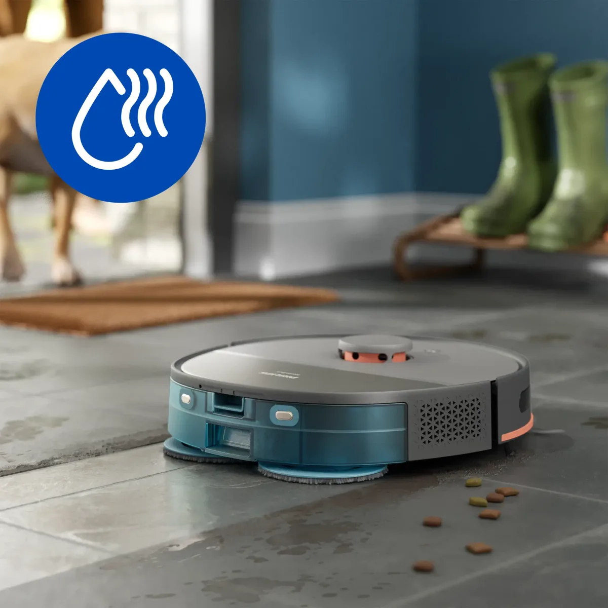 Philips 5000 Series 2-in-1 Robot Vacuum and Mop with Station, White — Image 5