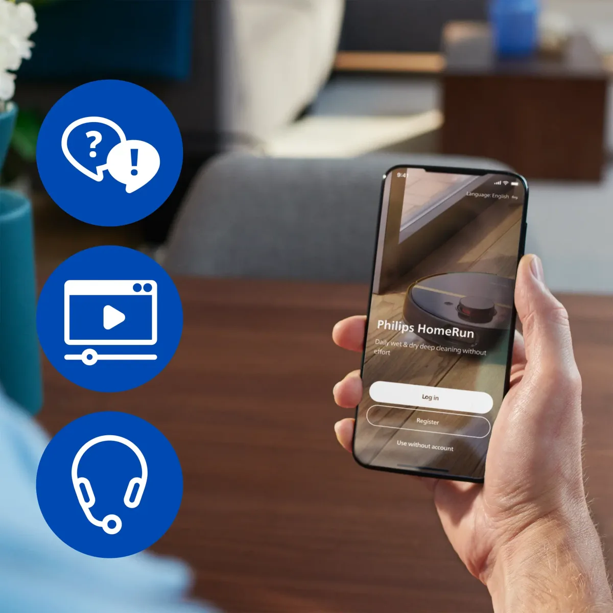 Philips 5000 Series 2-in-1 Robot Vacuum and Mop with Station, Beige — Image 3