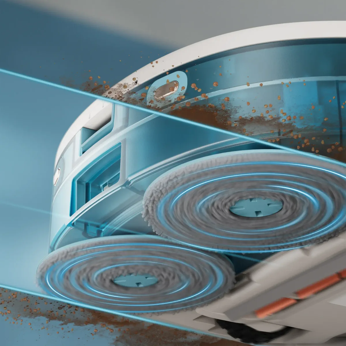 Philips 5000 Series 2-in-1 Robot Vacuum and Mop with Station, Beige — Image 5