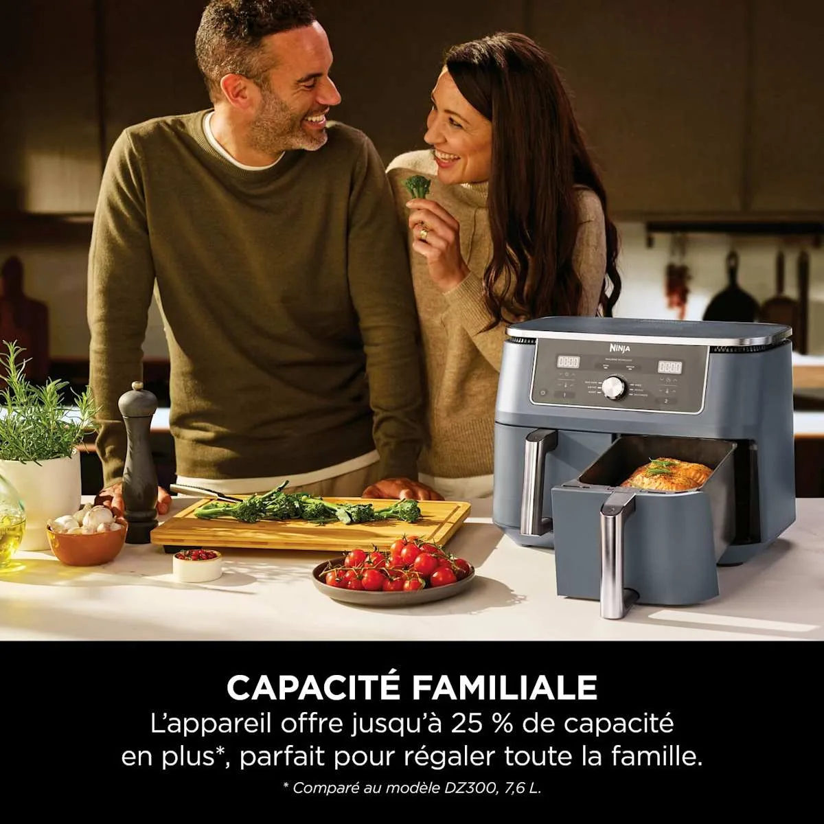 Ninja Ninja DualZone Air Fryer, 9.5 L, 6-in-1, Cyber Space — Image 6
