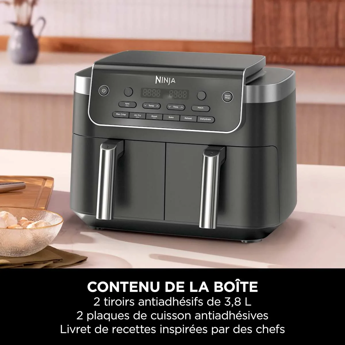 Ninja Ninja DualZone Air Fryer, 7.6 L, 6-in-1 — Image 3