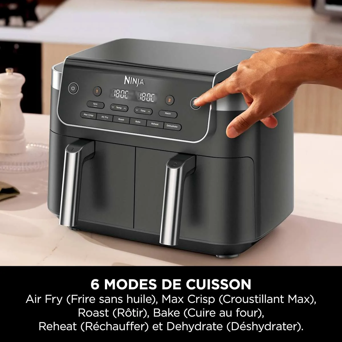 Ninja Ninja DualZone Air Fryer, 7.6 L, 6-in-1 — Image 4