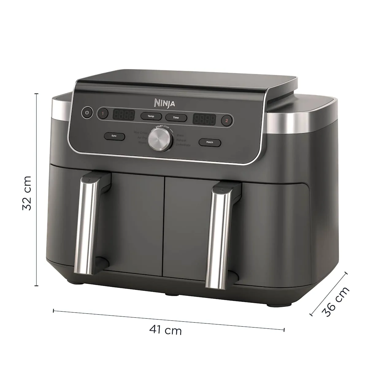Ninja Ninja DualZone MAX Air Fryer, 9.5 L, 6-in-1 — Image 3