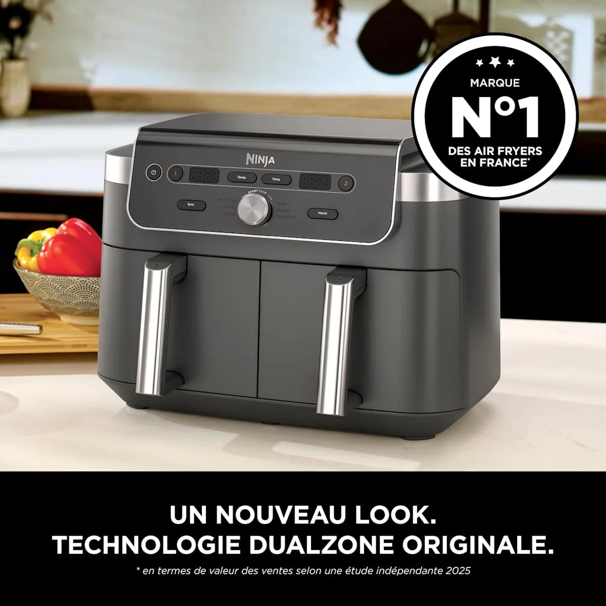 Ninja Ninja DualZone MAX Air Fryer, 9.5 L, 6-in-1 — Image 5