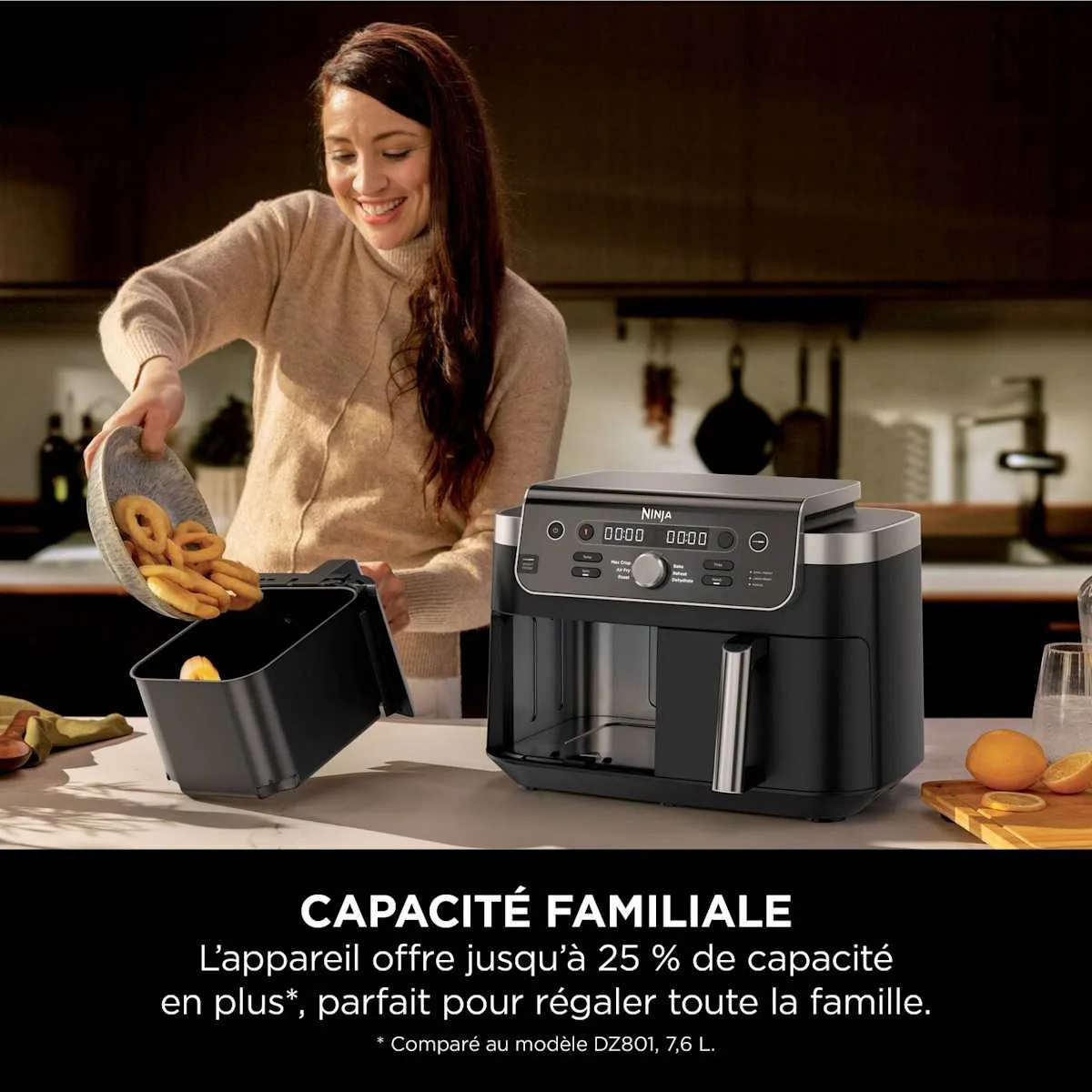 Ninja Ninja DualZone MAX Air Fryer with Smart Cooking Probe, 9.5 L, 6-in-1 — Image 5