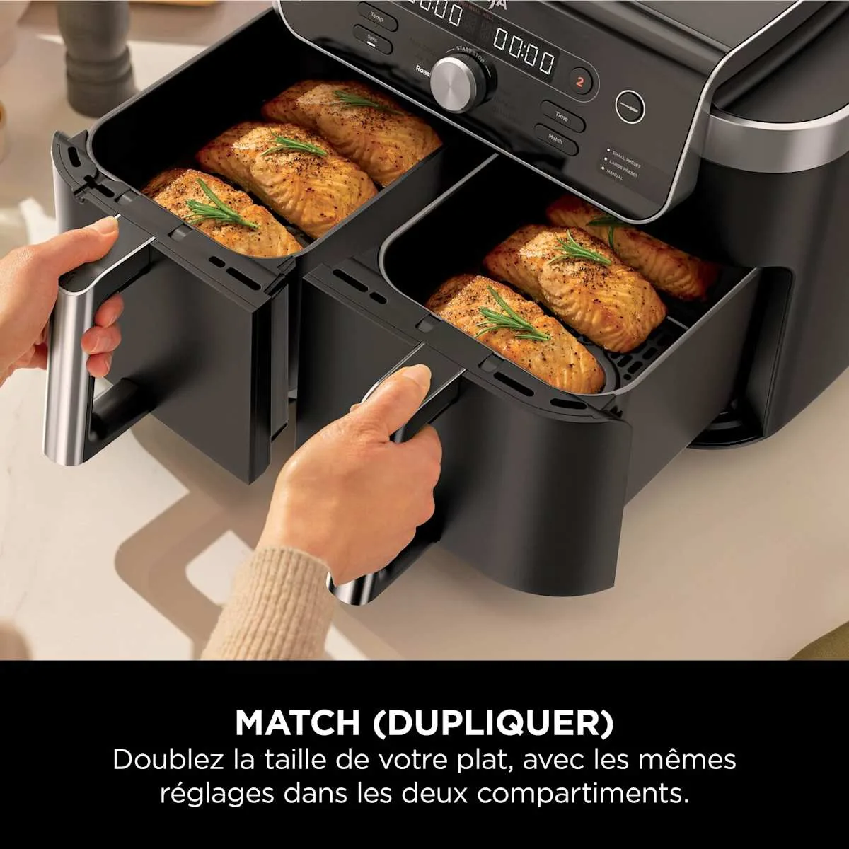 Ninja Ninja DualZone MAX Air Fryer with Smart Cooking Probe, 9.5 L, 6-in-1 — Image 6