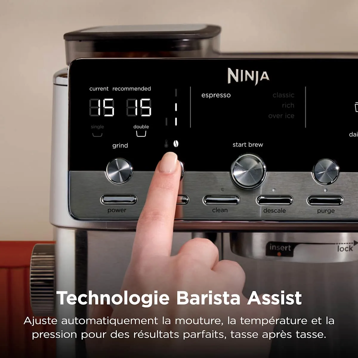 Ninja Ninja Luxe Café MINI Plus compact semi-automatic coffee machine – Silver — Image 6
