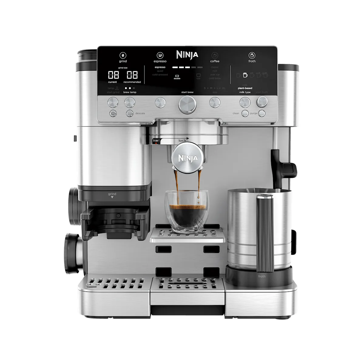 Ninja Ninja Luxe Café Premier Plus semi-automatic coffee machine – Silver
