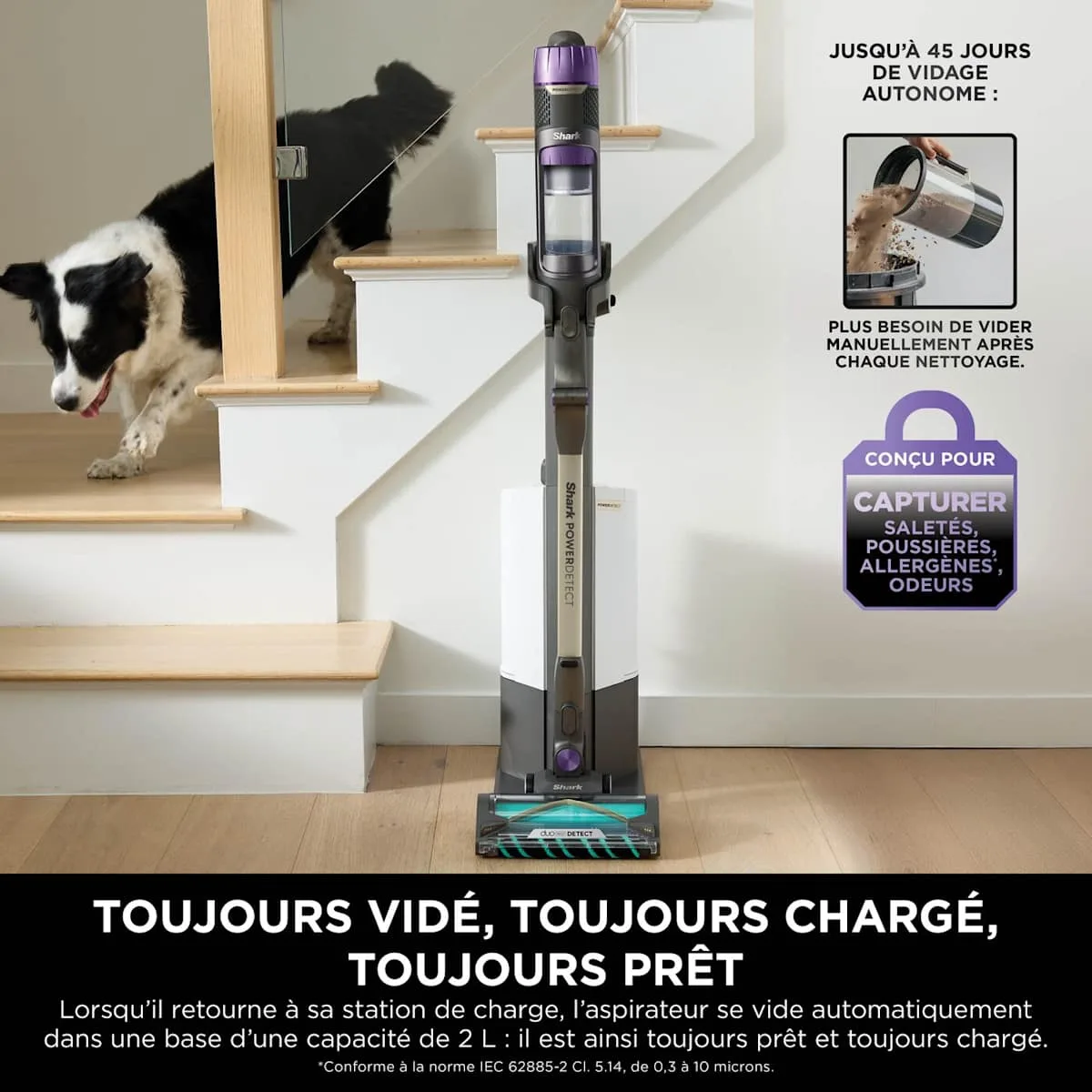 Shark Shark PowerDetect Clean & Empty Cordless Vacuum with Auto-Empty — Image 5
