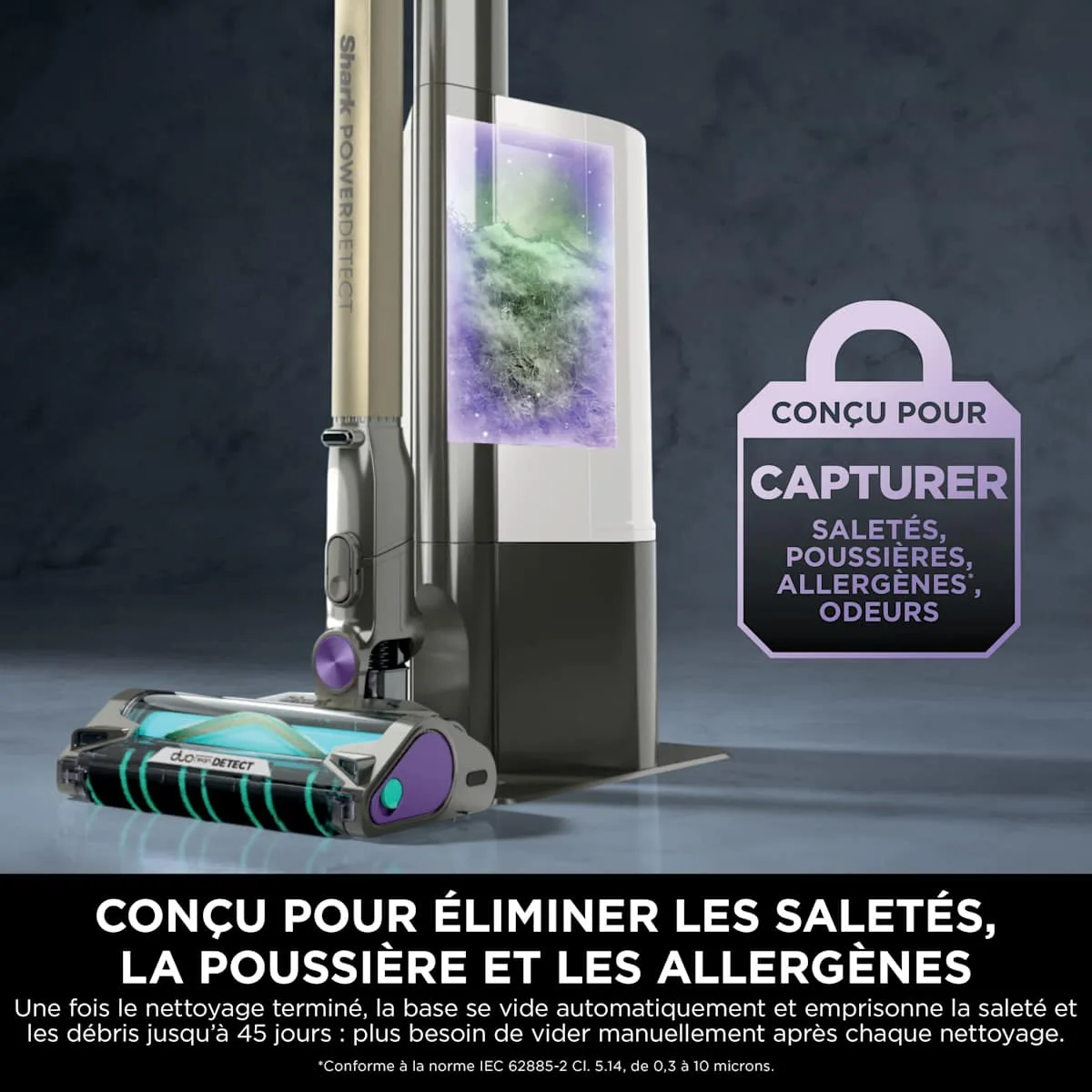 Shark Shark PowerDetect Clean & Empty Pet Cordless Vacuum with Two Removable Batteries — Image 6