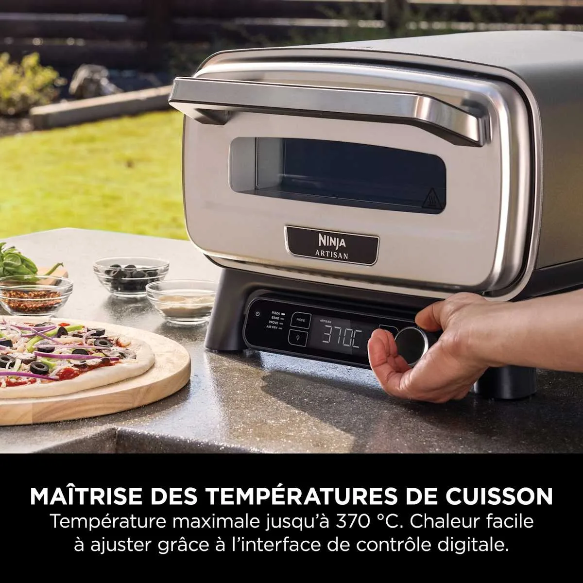 Ninja Ninja Artisan Outdoor Electric Pizza Oven & Air Fryer — Image 3