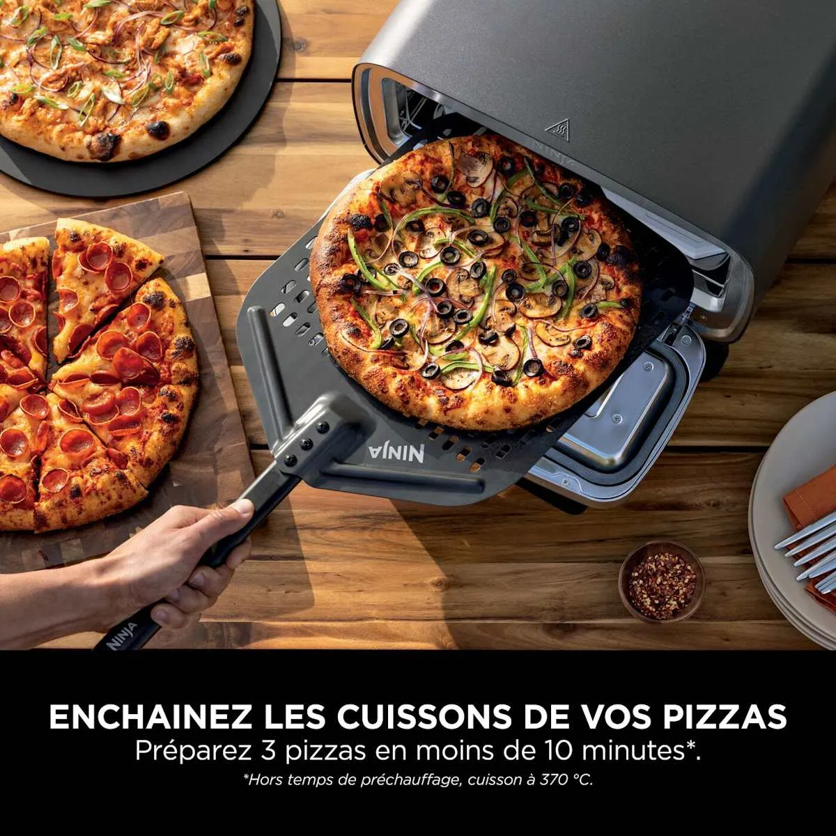 Ninja Ninja Artisan Outdoor Electric Pizza Oven & Air Fryer — Image 5