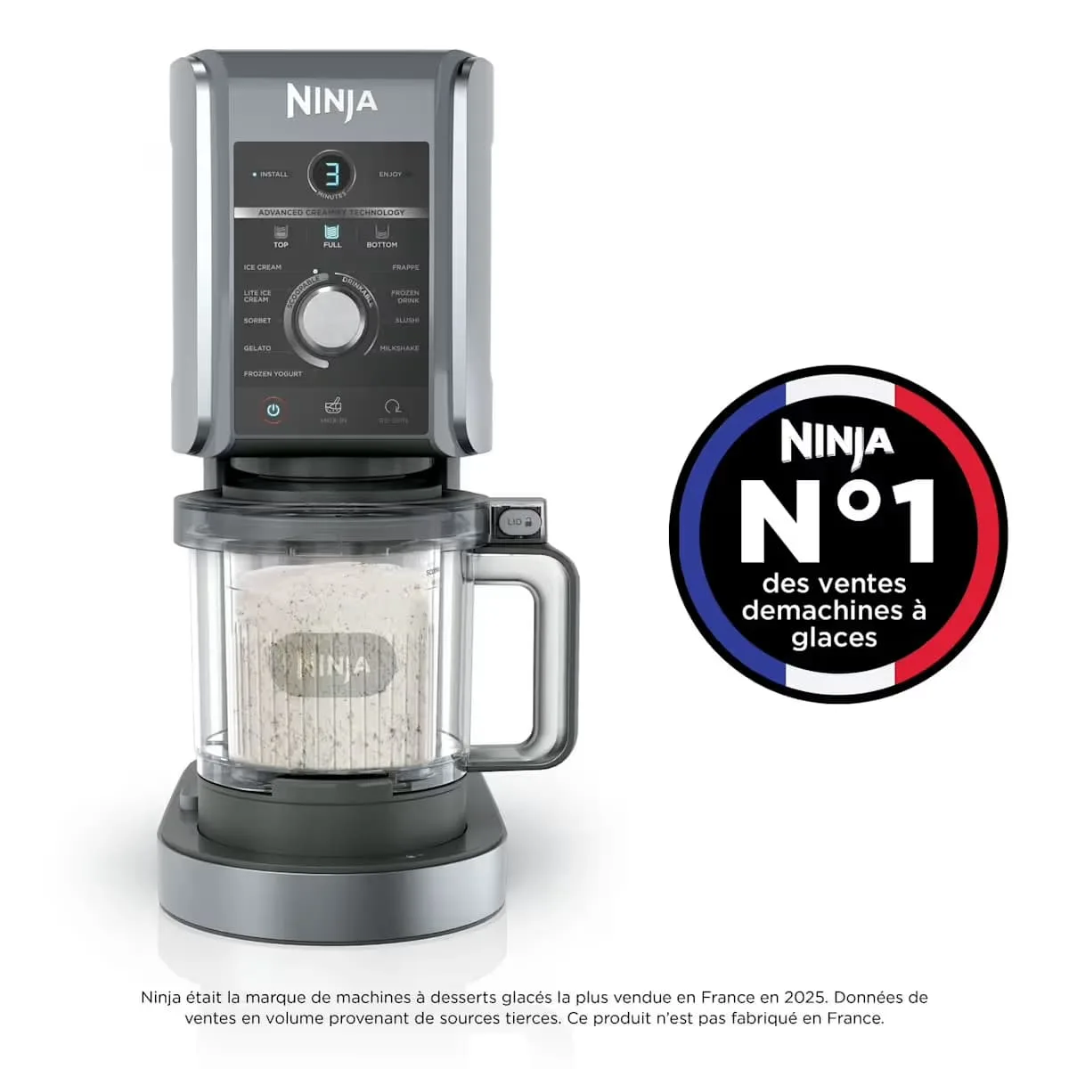 Ninja Ninja CREAMi Deluxe 10-in-1 Ice Cream Maker – Homemade Ice Cream, Sorbet and Gelato