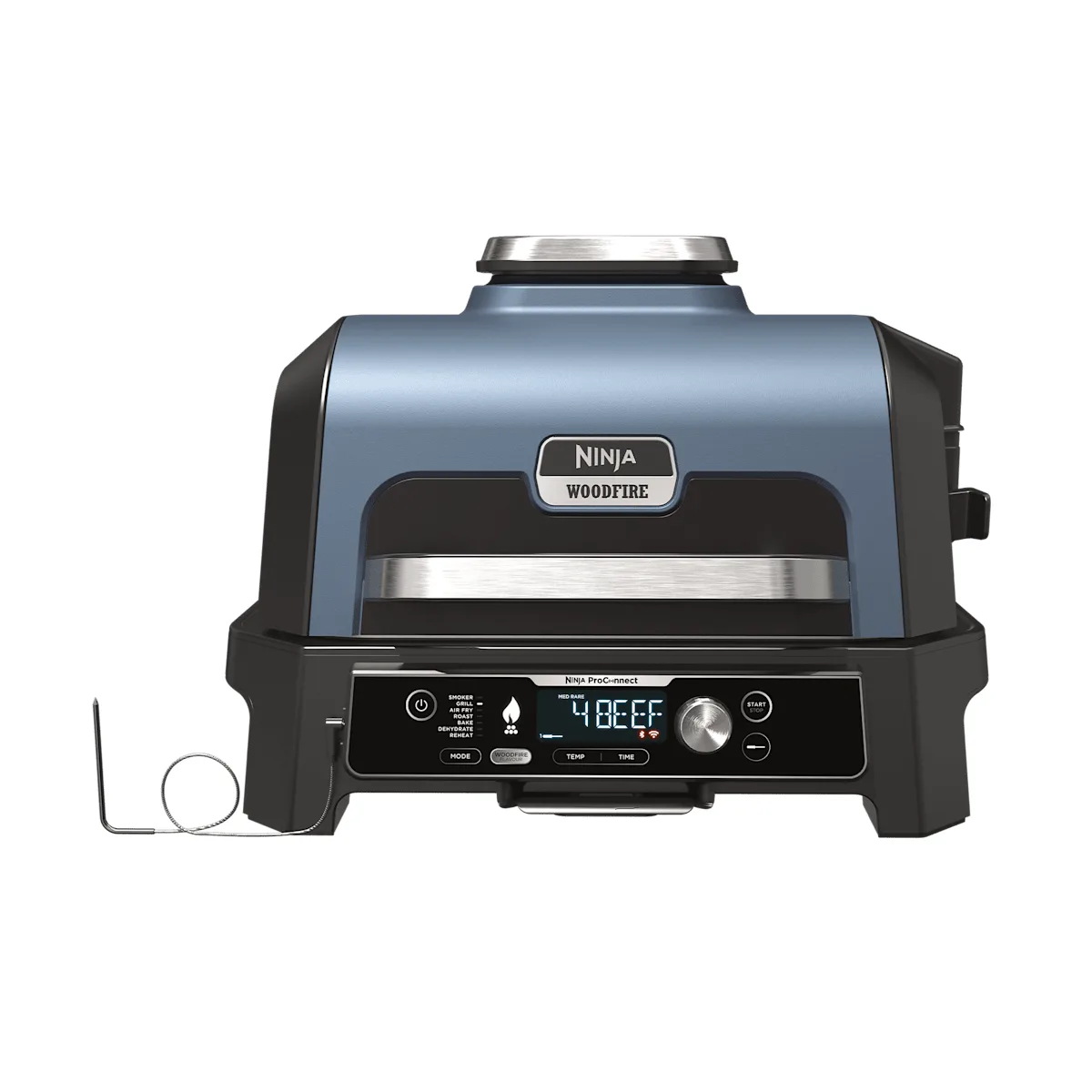 Ninja Ninja Woodfire Pro Connect XL Electric BBQ Grill & Smoker with App OG901EU