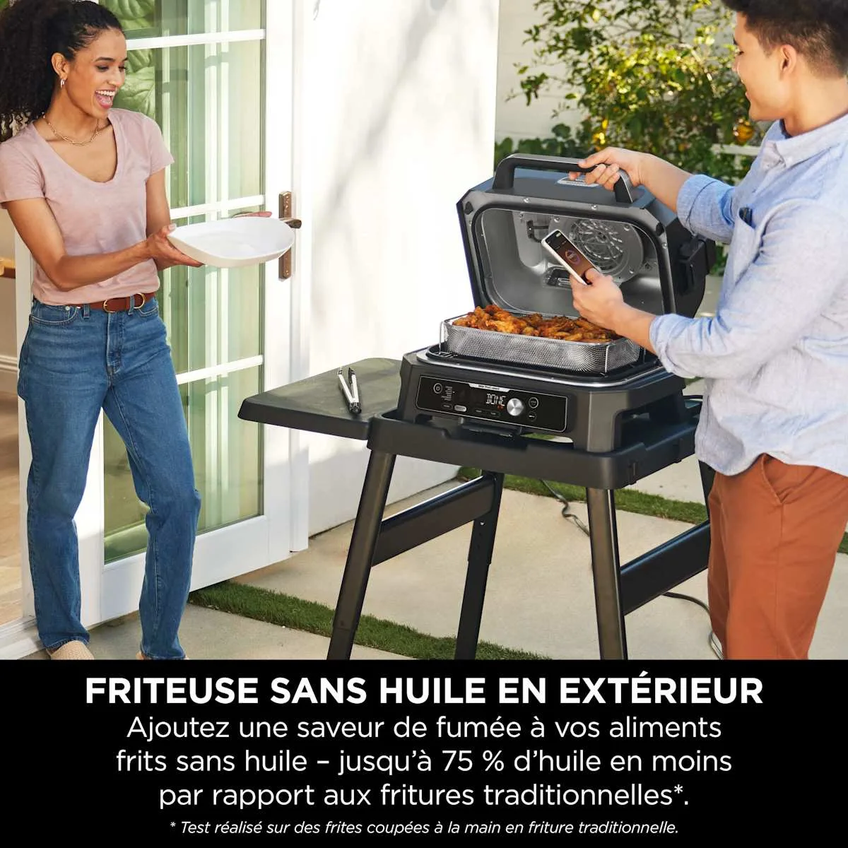 Ninja Ninja Woodfire Pro Connect XL Electric BBQ Grill & Smoker with App OG901EU — Image 5