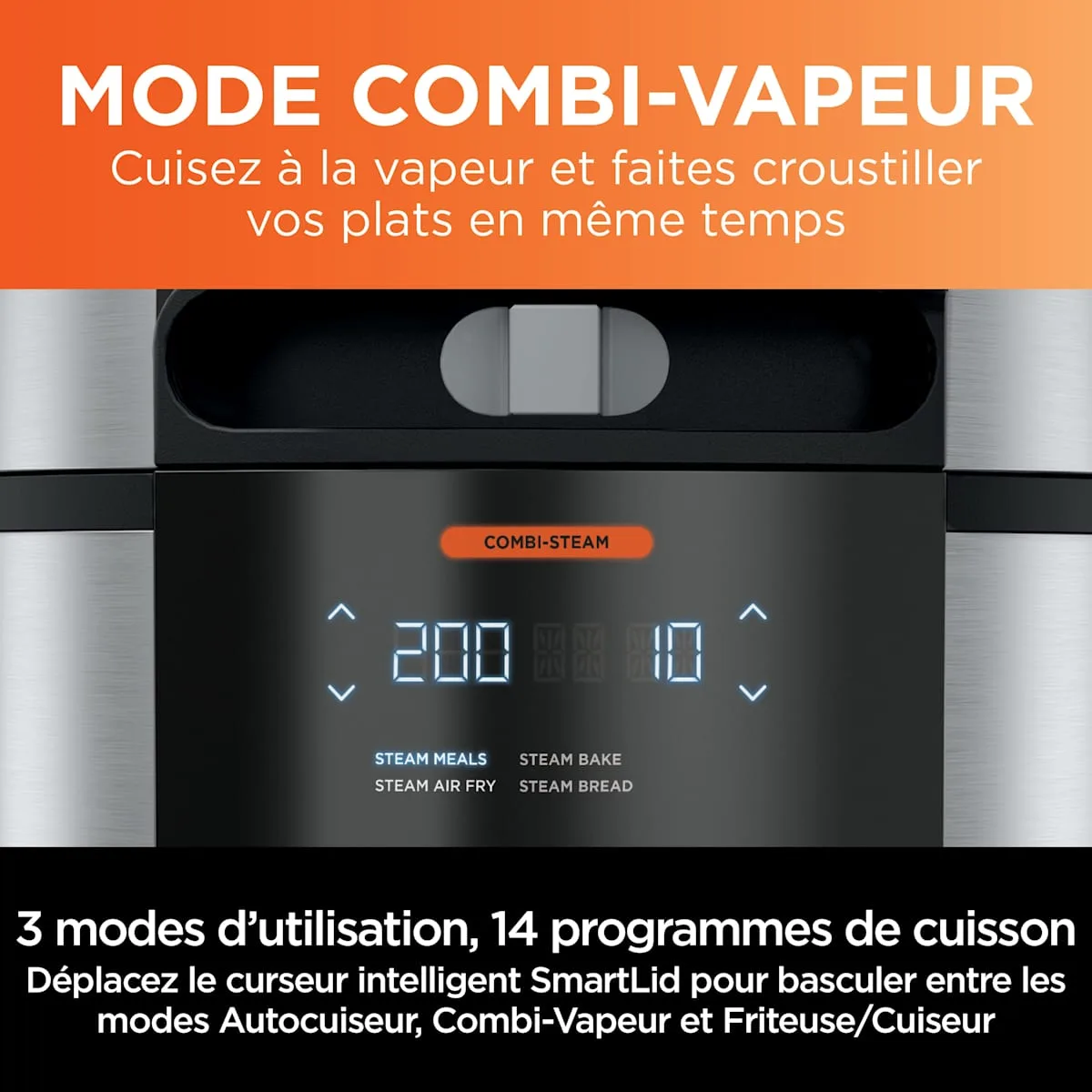 Ninja Ninja Foodi MAX 14-in-1 SmartLid Multicooker 7.5 L with Smart Lid OL750EU — Image 4