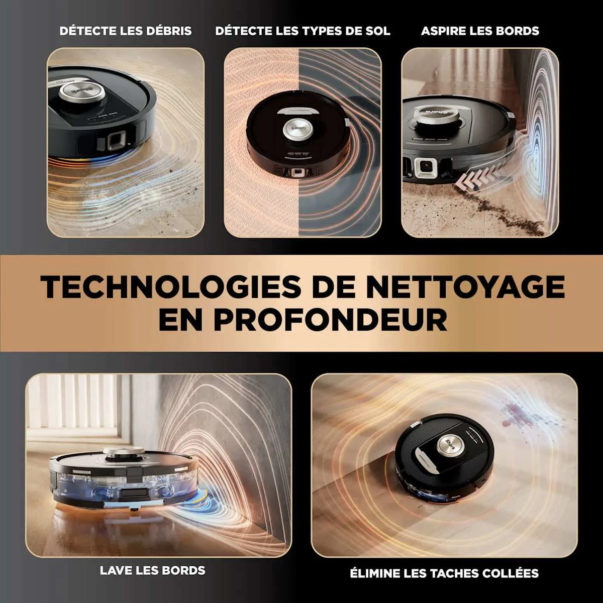 Shark Shark PowerDetect NeverTouch Pro Self-Empty, Self-Refill Robot Vacuum and Mop RV2800ZEEU — Image 3