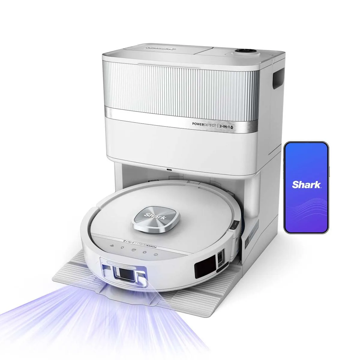 Shark Shark PowerDetect UV Reveal 2-in-1 Robot Vacuum and Mop – White