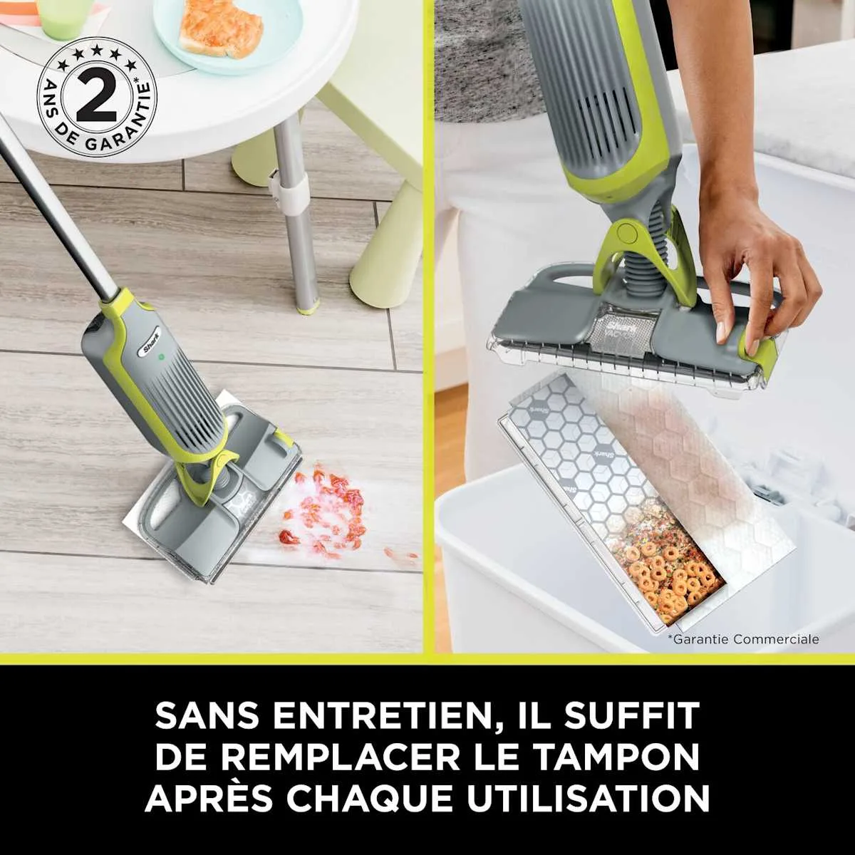 Shark Shark VacMop 2-in-1 Cordless Vacuum Mop with Disposable Pads — Image 5