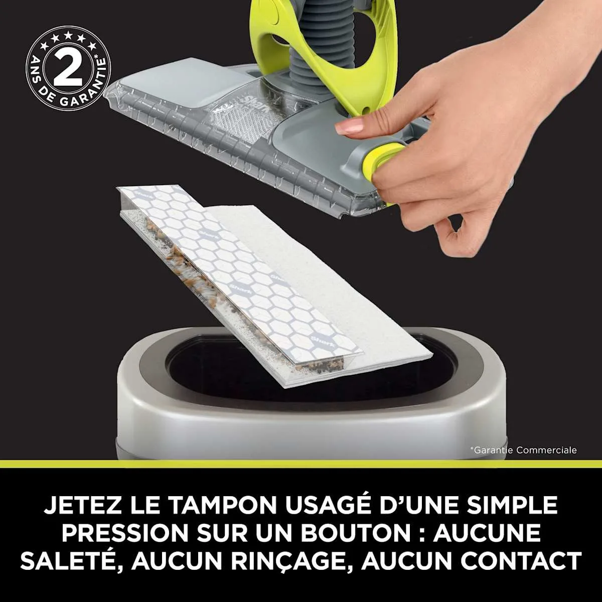 Shark Shark VacMop 2-in-1 Cordless Vacuum Mop with Disposable Pads — Image 6