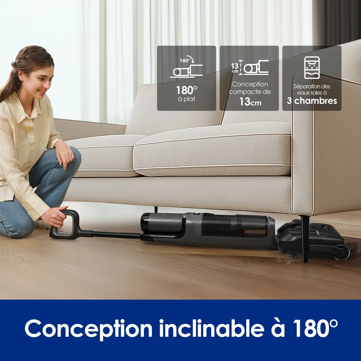 Tineco Tineco FLOOR ONE i6 Stretch Wet & Dry Vacuum Cleaner — Image 6