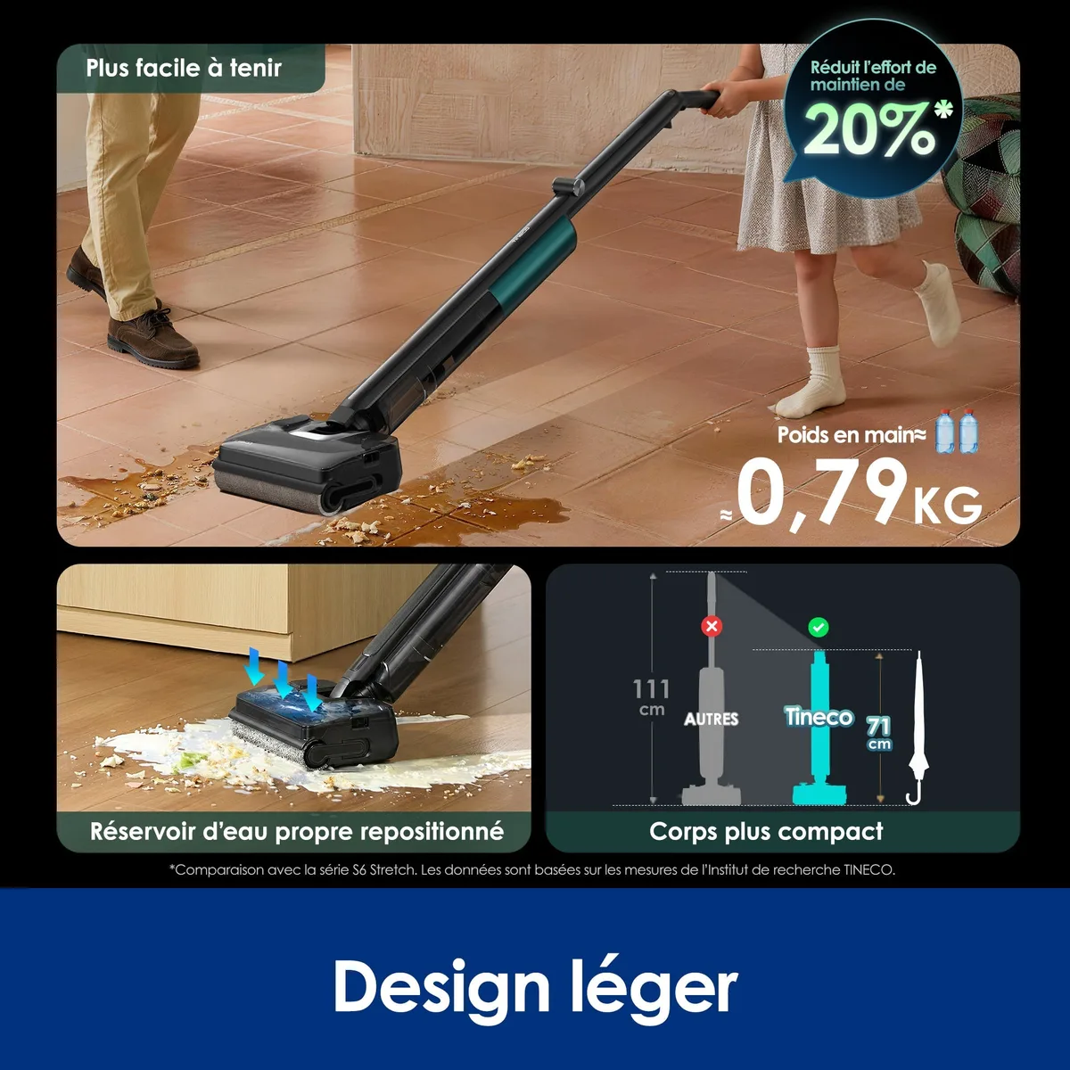 Tineco Tineco Floor One i7 Fold Cordless Wet & Dry Vacuum Cleaner — Image 4