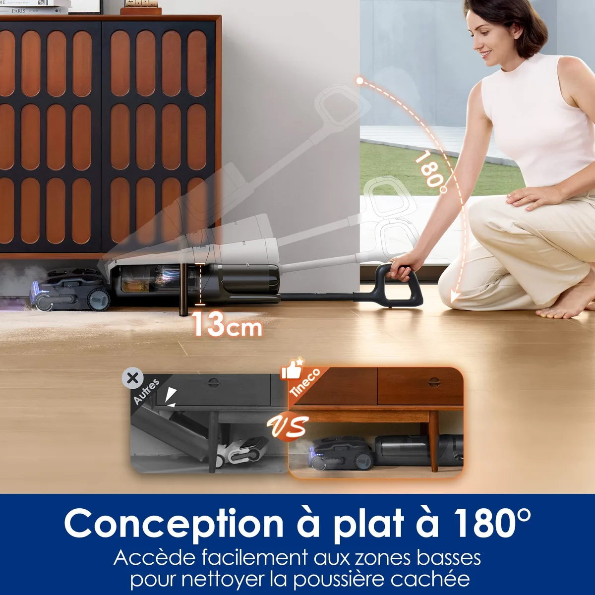Tineco Tineco FLOOR ONE S7 Stretch Steam All-in-One Cordless Steam Stick Vacuum — Image 4